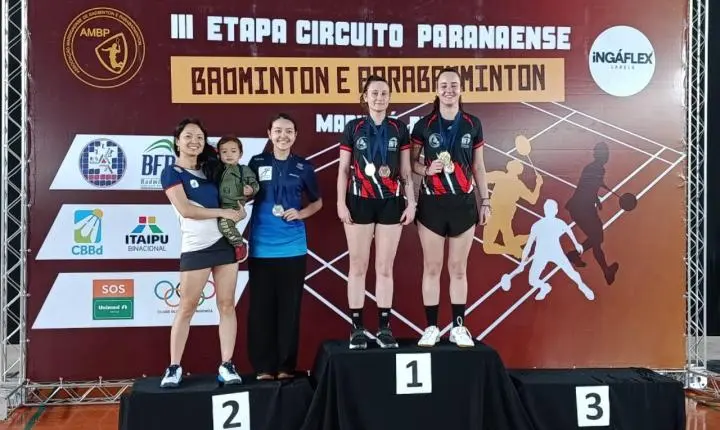 Palotina Badminton conquista seis medalhas no Circuito Paranaense em Maringá
