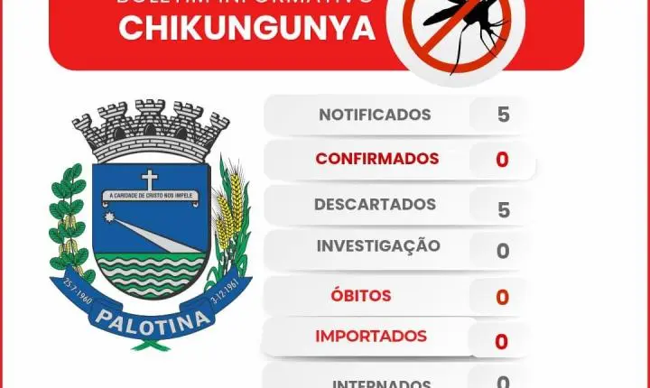Palotina confirma sete casos de dengue e descarta notificações de chikungunya