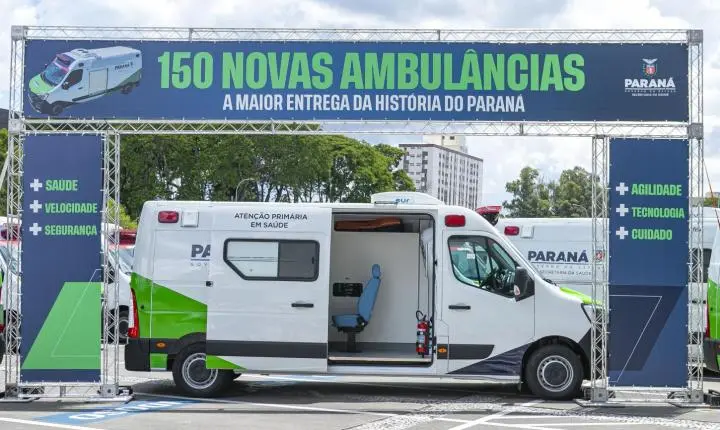 Palotina é contemplada com nova ambulância UTI móvel em entrega histórica do Governo do Paraná