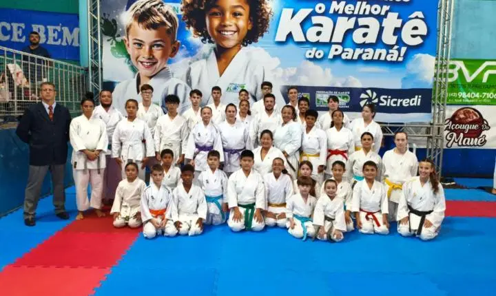 Palotina é destaque na 1ª etapa do Campeonato Paranaense de Karatê Interestilos