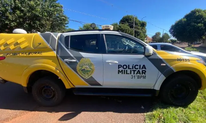Patrulha Rural cumpre mandado de prisão em propriedade rural de Palotina