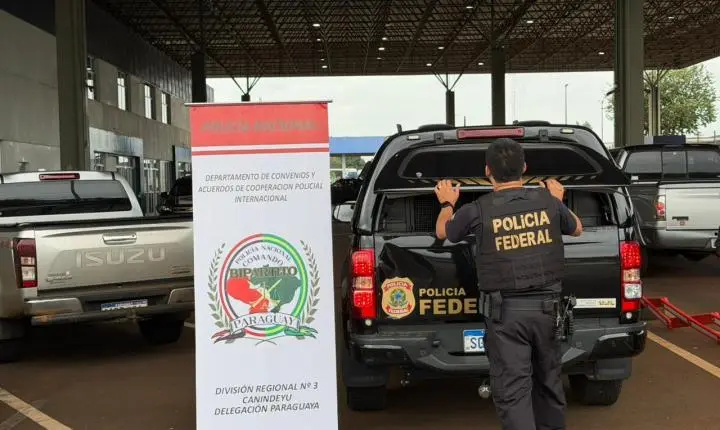 PF e Polícia Nacional do Paraguai capturam brasileiro foragido