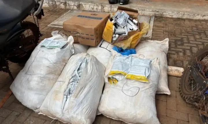 Polícia apreende três motos com cargas ilegais de agrotóxicos e anabolizantes em Guaíra