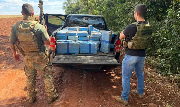 Polícia Federal e BPFRON apreendem mais de 600 kg de maconha em ação integrada