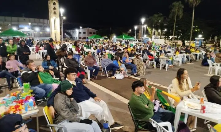 Praça Amado Piovesan terá telão para transmissão de Brasil x Haiti