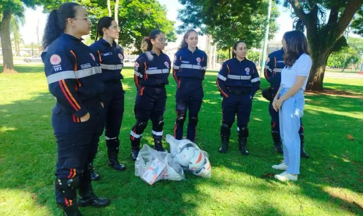Prefeita em exercício acompanha início de treinamento de resgate em Palotina