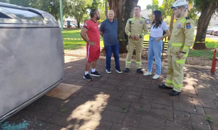 Prefeita em exercício acompanha início de treinamento de resgate em Palotina