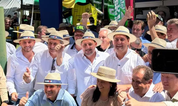 Prefeito Rodrigo Schanoski lidera articulações no Show Rural Coopavel e celebra investimento histórico para Maripá