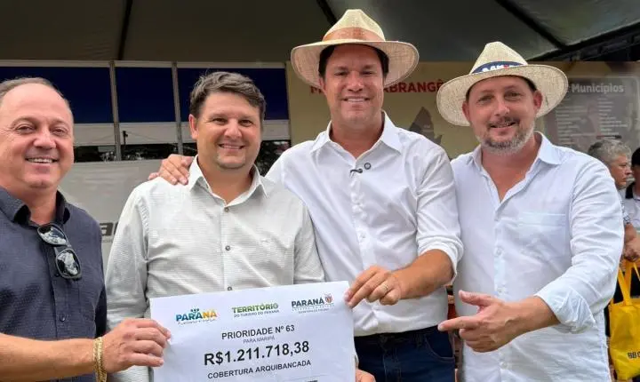 Prefeito Rodrigo Schanoski lidera articulações no Show Rural Coopavel e celebra investimento histórico para Maripá