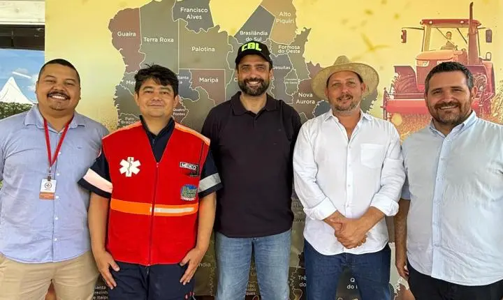 Prefeito Rodrigo Schanoski lidera articulações no Show Rural Coopavel e celebra investimento histórico para Maripá