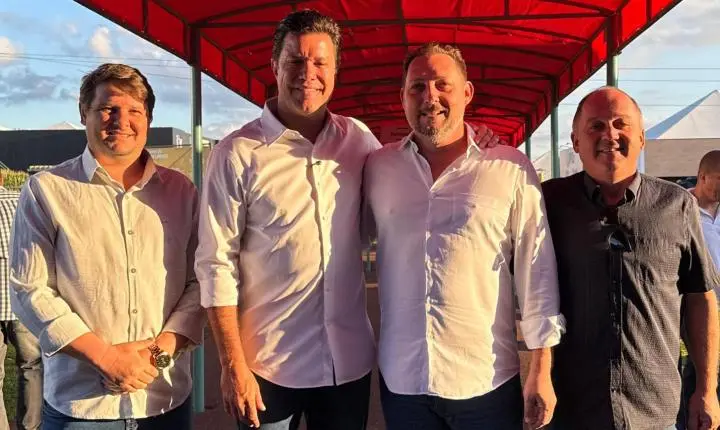 Prefeito Rodrigo Schanoski lidera articulações no Show Rural Coopavel e celebra investimento histórico para Maripá