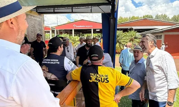 Prefeito Rodrigo Schanoski lidera articulações no Show Rural Coopavel e celebra investimento histórico para Maripá