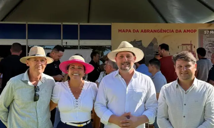 Prefeito Rodrigo Schanoski lidera articulações no Show Rural Coopavel e celebra investimento histórico para Maripá