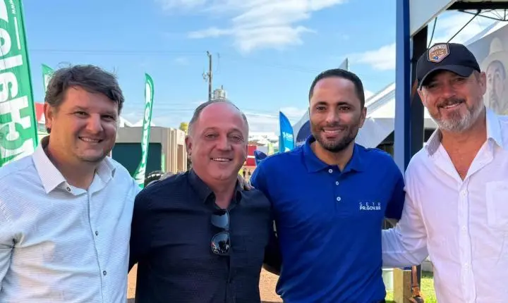 Prefeito Rodrigo Schanoski lidera articulações no Show Rural Coopavel e celebra investimento histórico para Maripá
