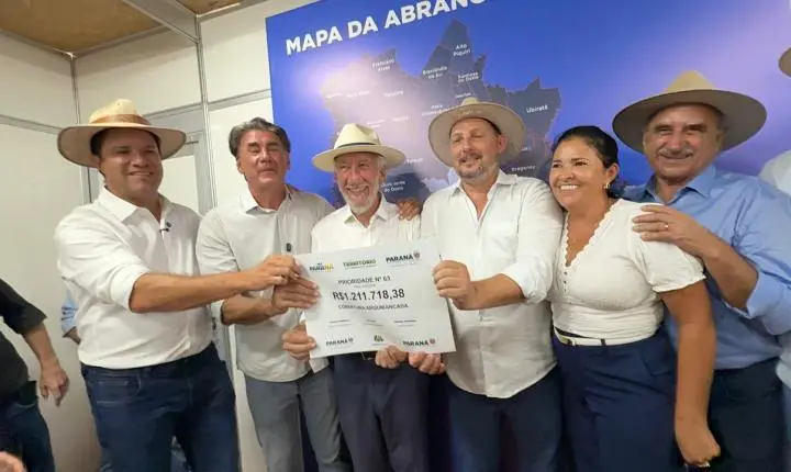 Prefeito Rodrigo Schanoski lidera articulações no Show Rural Coopavel e celebra investimento histórico para Maripá