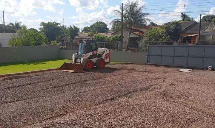 Prefeitura de Palotina realiza melhorias no pátio da sede do 2º Pelotão do Corpo de Bombeiros