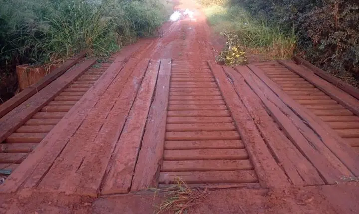 Prefeitura de Palotina recupera ponte na região de Caravággio