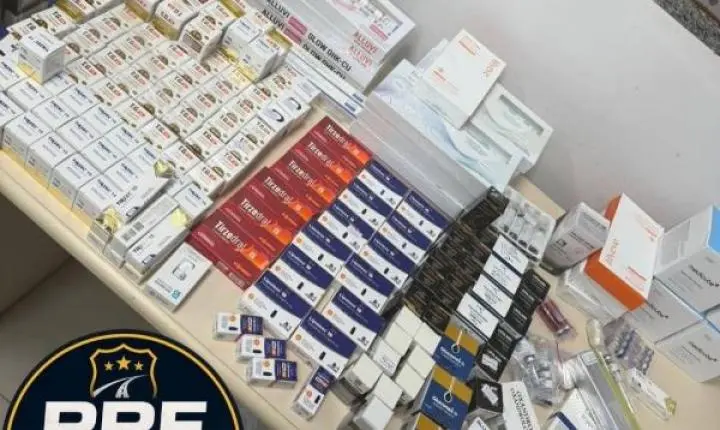 PRF prende homens com medicamentos e anabolizantes em Guaíra
