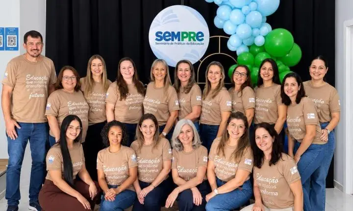 Profissionais da Educação de Palotina participam do 3º SEMPRE em Santa Helena