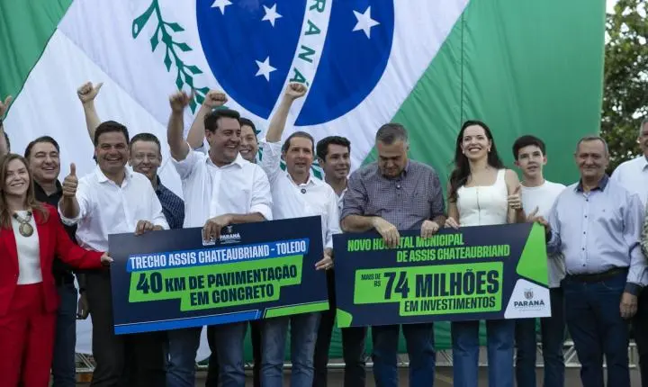 Ratinho Junior libera R$ 386 milhões em investimentos para Assis Chateaubriand