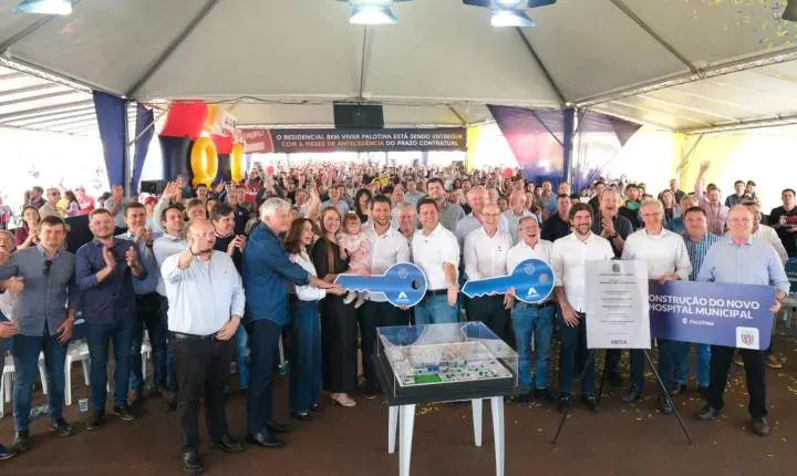 Residencial Bem Viver marcou a maior entrega habitacional da história de Palotina