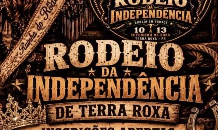 Rodeio da Independência de Terra Roxa abre inscrições para escolha da Rainha do Rodeio 2026