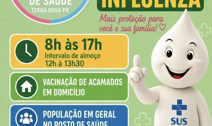 Secretaria de Saúde realiza Dia D de vacinação contra a Influenza na Vila Guarani neste sábado