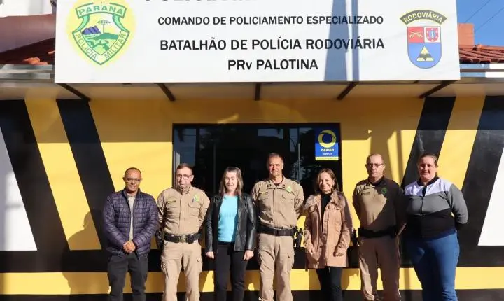 Secretaria de Saúde visita Polícia Rodoviária e amplia ações conjuntas