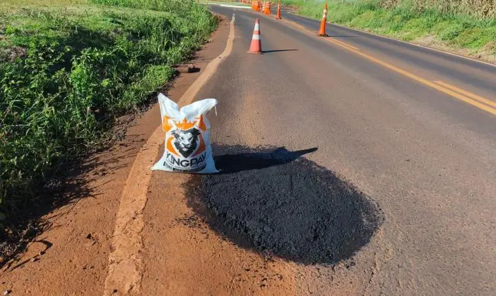 Secretaria de Transportes e Obras Públicas intensifica operação tapa-buracos no interior e na cidade
