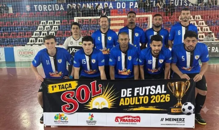 Taça Sol de Futsal tem rodada com 16 gols em Palotina