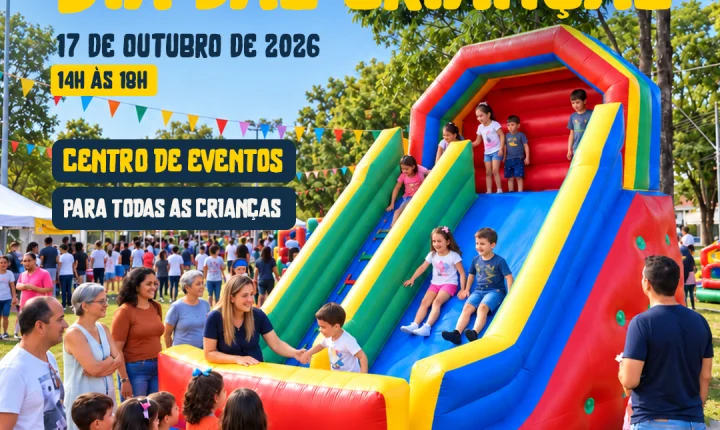Terra Roxa promove tarde de lazer e diversão para as crianças no dia 17 de outubro
