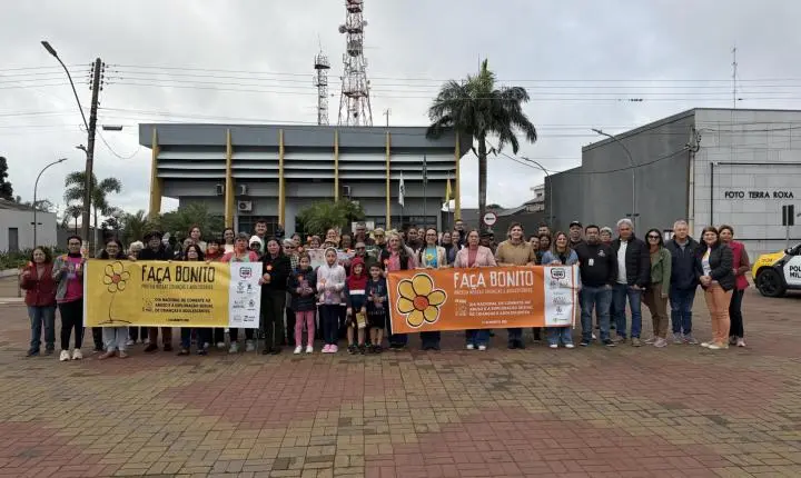 Terra Roxa realiza caminhada do Maio Laranja em combate ao abuso e exploração sexual infantil