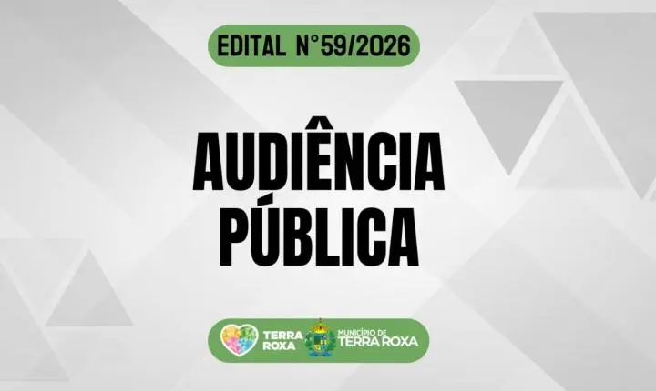 Terra Roxa realizará audiência pública sobre o Programa Regulariza Terra Roxa no dia 30 de julho