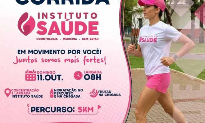 Terra Roxa recebe 1º Treinão de Corrida em apoio à prevenção do câncer de mama