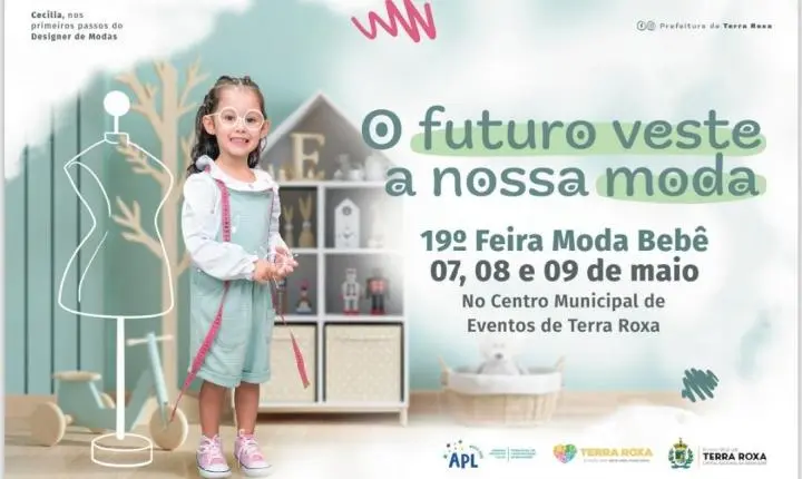 Terra Roxa se prepara para a 19ª Feira da Moda Bebê com expectativa de grande público