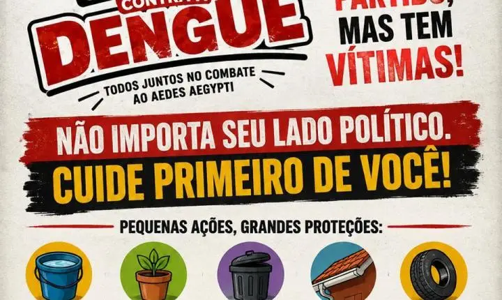 Uma cidade contra a dengue: prevenção depende da participação de todos