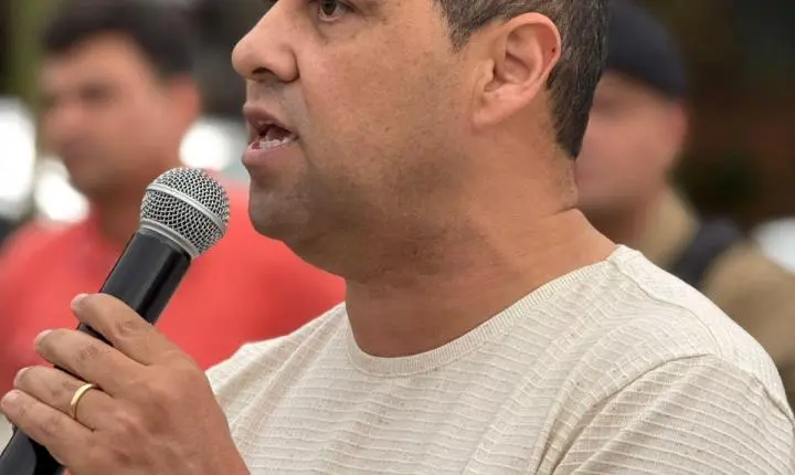 Valtinho ex-prefeito de Assis e assessor do deputado Sergio Souza participa da inauguração da Praça Tokuji Matsubara em Terra Roxa
