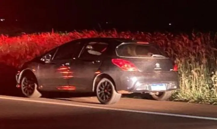 Veículo é recuperado após perseguição policial entre Palotina e Assis