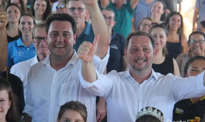Visita do Governador Ratinho Junior em Maripá 