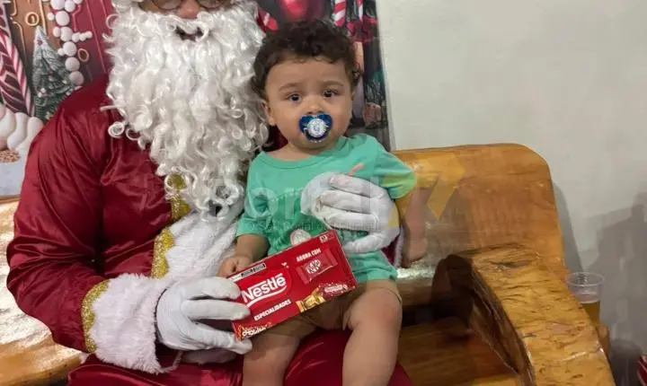 Visita do Papai Noel em São Camilo