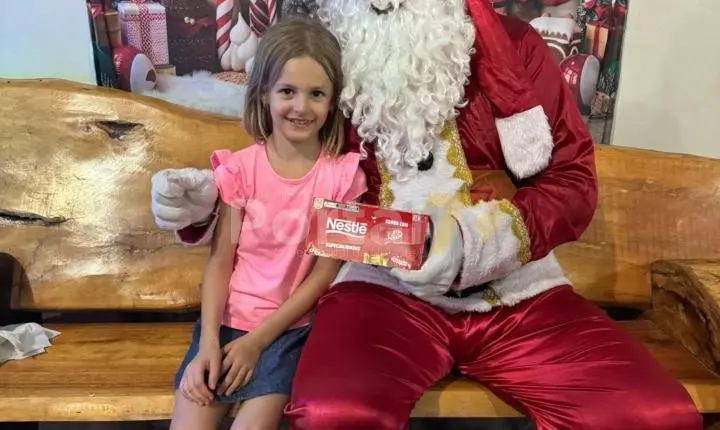Visita do Papai Noel em São Camilo
