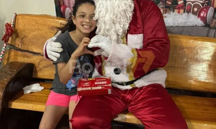 Visita do Papai Noel em São Camilo