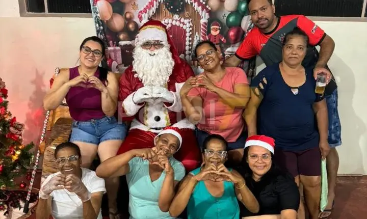 Visita do Papai Noel em São Camilo
