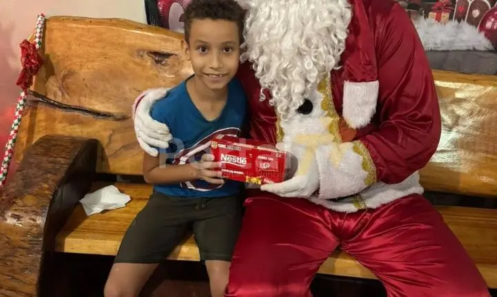 Visita do Papai Noel em São Camilo