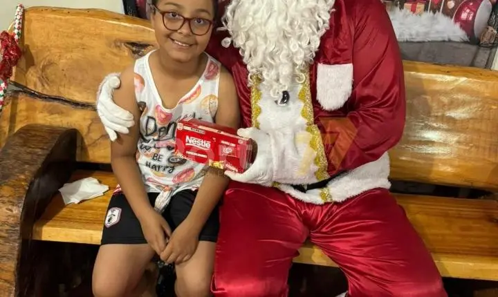Visita do Papai Noel em São Camilo