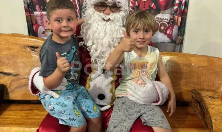 Visita do Papai Noel em São Camilo