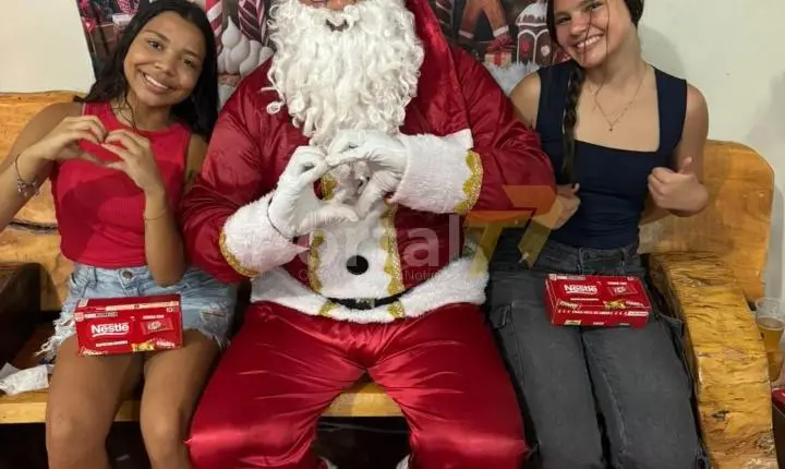 Visita do Papai Noel em São Camilo