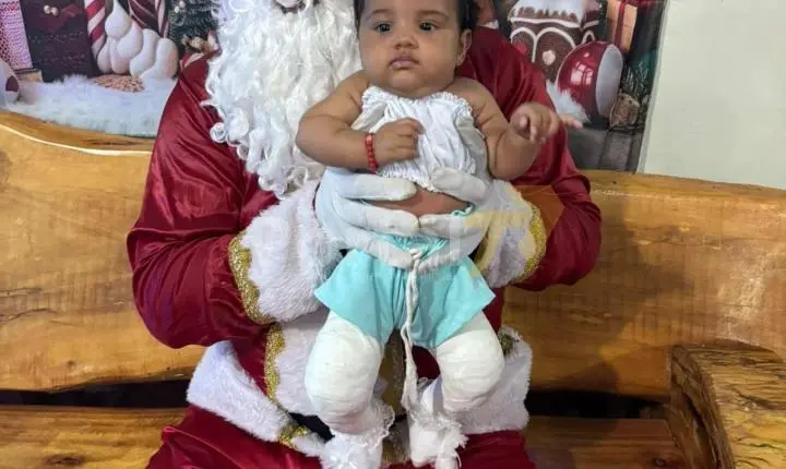 Visita do Papai Noel em São Camilo