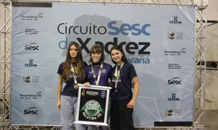 Xadrez de Palotina estreia no Circuito SESC com grandes resultados em Medianeira