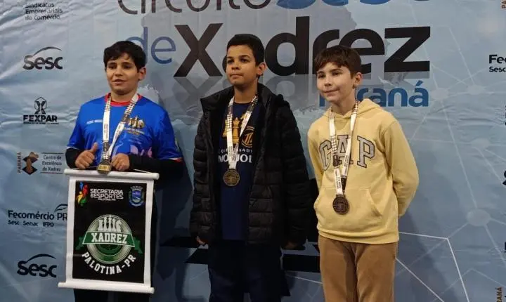 Xadrez de Palotina estreia no Circuito SESC com grandes resultados em Medianeira